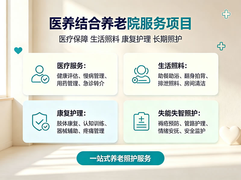 原来医养结合养老院能提供这么多医疗服务！90%的人都不知道